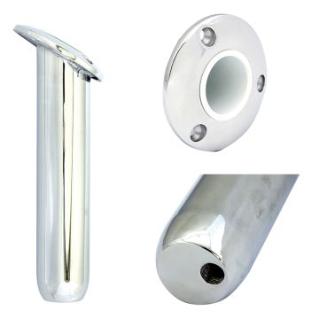 Tigress Round Head Closed Base Rod Holder - 30&#176; - 9&quot;