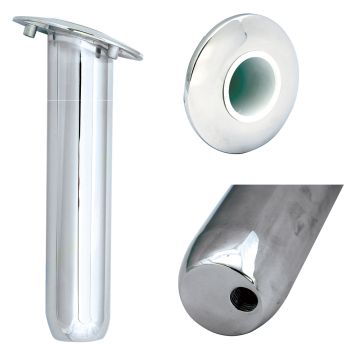 Tigress Blind Mount Round Head Closed Base Rod Holder - 30&#176; - 9&quot;