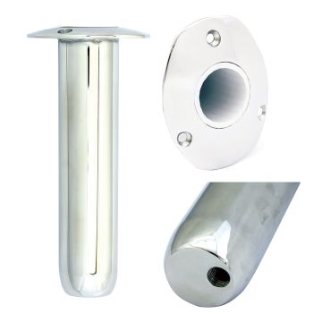 Tigress Oval Head Closed Base Rod Holder - 15&#176; - 9&quot;