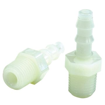 Tigress Nylon Pipe to Hose Adapter - 1/4&quot; IPS