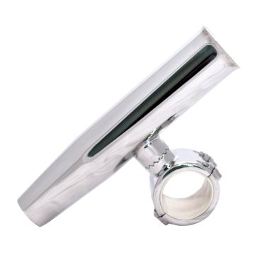Tigress 1-1/2&quot; Polished SS Adjustable Clamp-On Rod Holder
