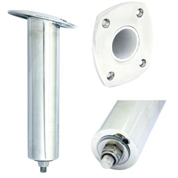 Tigress 4 Hole Swivel Rectangular Head Rod Holder - 15&#176; - 10-1/2&quot;