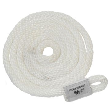Dock Edge Fender Line - 3/8&quot; x 5' - White - 2-Pack