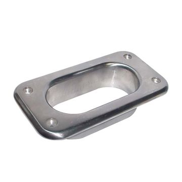 Whitecap Hawse Pipe - 316 Stainless Steel - 4&quot; x 2&quot;