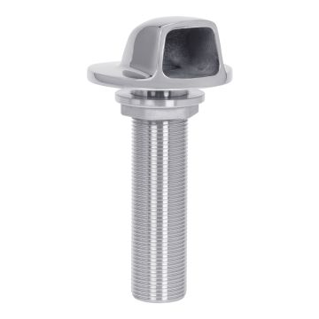 Stainless Steel Shell Clam Thru Hull Tank Vent, Straight 3/4″