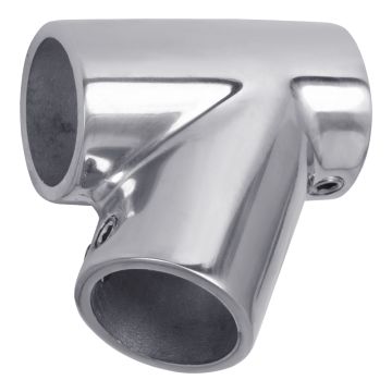 Stainless Steel Angled Handrail Tee