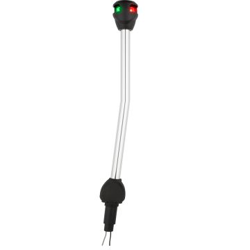 Attwood LightArmor Bi-Color Navigation Pole Light - Angled - 14&quot;