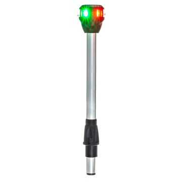 Attwood LightArmor Bi-Color Navigation Pole Light w/Task Light - Straight - 10&quot;