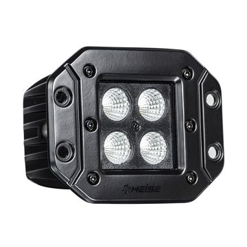 HEISE Blackout LED Cube Light - Flush Mount - 3&quot;