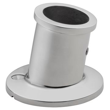 Whitecap Top-Mounted Flag Pole Socket - Stainless Steel - 1&quot; ID