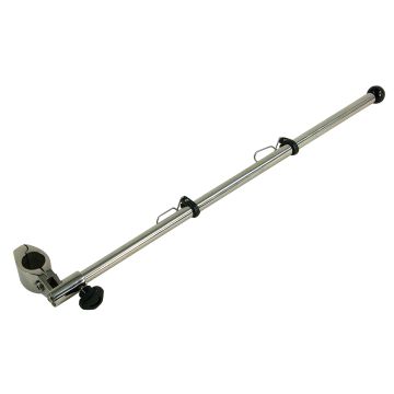 Whitecap Clamp-On Flag Pole - 1/2&quot; Diameter Stainless Steel Clamp &amp; Pole
