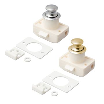 Round Push Button Cabinet Latch