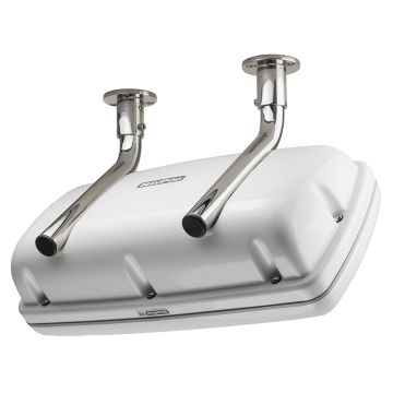 NavPod SystemPod Pre-Cut Simrad GO9/B&amp;G Vulcan9 &amp; 1 Instrument (Simrad IS42/B&amp;G Triton&sup2;/AP44 Square Hole) f/9.5&quot; Wide Guard