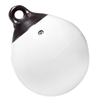 Taylor Made 15&quot; Tuff End&trade; Inflatable Vinyl Buoy - White