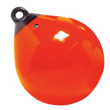 Taylor Made 21&quot; Tuff End&trade; Inflatable Vinyl Buoy - Orange