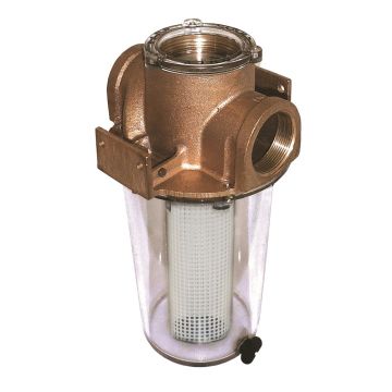 GROCO ARG-1250 Series 1-1/4&quot; Raw Water Strainer w/Non-Metallic Plastic Basket
