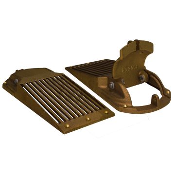 GROCO Bronze Slotted Hull Scoop Strainer w/Access Door f/Up to 2&quot; Thru Hull