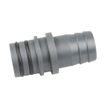 FATSAC 1-1/8&quot; Quick Connect to 1&quot; Barb w/O-Rings