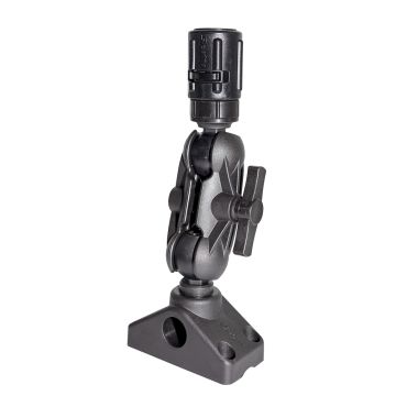 Scotty 162 1.5&quot; Ball Mount w/Gear Head Post &amp; 241 Side Deck Mount