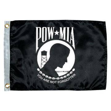 Taylor Made POW MIA Flag 12&quot; x 18&quot;