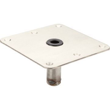 Attwood SWIVL-EZE 7x7 Lock&#39;N-Pin Zinc Plated Steel 3/4&quot; Pin Base