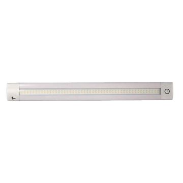 Lunasea Adjustable Linear LED Light w/Built-In Dimmer - 12&quot; Length, 12VDC, Warm White w/ Switch