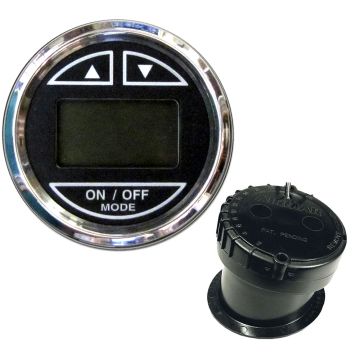 Faria Chesapeake Black 2&quot; Depth Sounder w/In-Hull Transducer