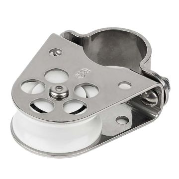Schaefer Clamp-On Furling Line Stanchion Lead Block - 1&quot; Ball Bearing