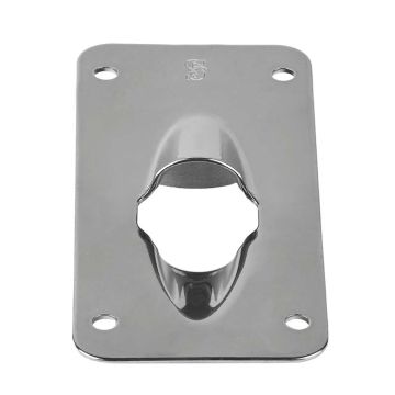 Schaefer Halyard Exit Plate f/Up To 3/4&quot; Line - Flat