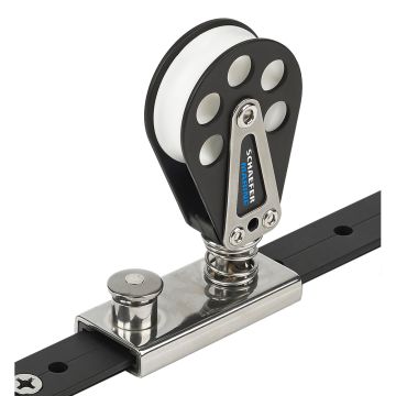 Schaefer Spring Loaded/Lined Slide/Aluminum f/1&quot; T-Track