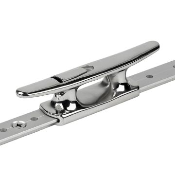 Schaefer Mid-Rail Chock/Cleat Stainless Steel - 1-1/4&quot;