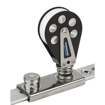 Schaefer Spring Loaded/Lined Slide/Aluminum f/1-1/4&quot; T-Track