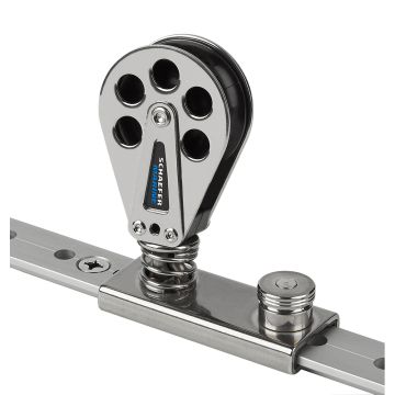 Schaefer Spring Loaded/Lined Slide/Stainless Steel f/1-1/4&quot; T-Track