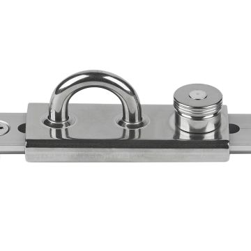 Schaefer Stainless 1-1/4&quot; T-Track Slider - Eye Slide/Lined