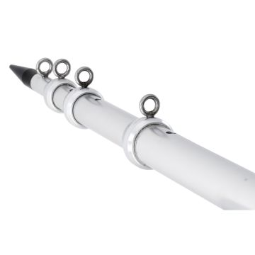 Tigress XD Telescoping Aluminum Outrigger Poles - 15&#39; - 1-1/8&quot; OD Silver
