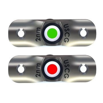 TACO Rub Rail Mounted LED Navigation Light Set - 2-1/2&quot;