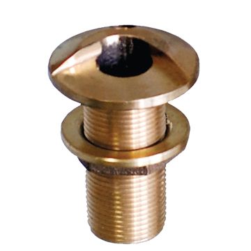 GROCO 4&quot; Bronze High Speed Thru-Hull Fitting w/Nut