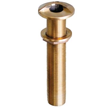 GROCO 1&quot; Bronze Extra Long High Speed Thru-Hull Fitting w/Nut