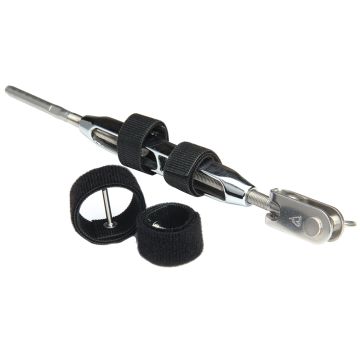 C. Sherman Johnson Wrap Pins Hook &amp; Loop Pin Locking Devices for Open Body Turnbuckles 7/16&quot; &amp; 1/2&quot; - 2-Pack