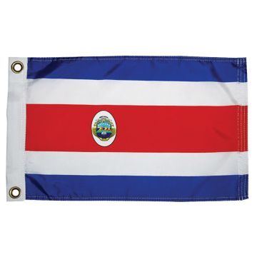 Taylor Made Costa Rican Nylon Flag 12&quot; x 18&quot;