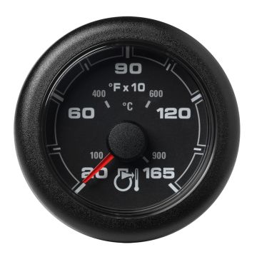 Veratron 52MM (2-1/16&quot;) OceanLink Pyrometer Gauge (1650&deg; F/900&deg; C) - Black Dial &amp; Bezel