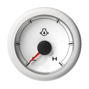 Veratron 52MM (2-1/16&quot;) OceanLink Engine Oil Pressure Gauge - Low/High (150 PSI) - White Dial &amp; Bezel