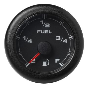 Veratron 52MM (2-1/16&quot;) OceanLink Fuel Level Gauge - Black Dial &amp; Bezel