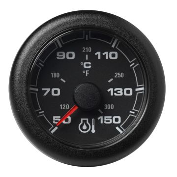 Veratron 52MM (2-1/16&quot;) OceanLink Engine Oil Temperature 150&deg;C/300&deg;F - Black Dial &amp; Bezel