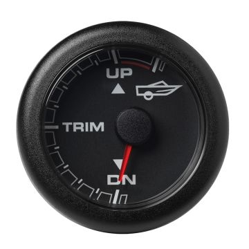 Veratron 52MM (2-1/16&quot;) OceanLink Engine Trim Gauge - Black Dial &amp; Bezel