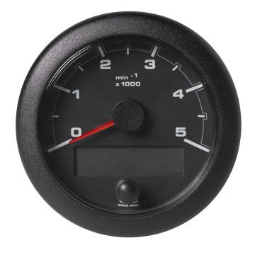 Veratron 3-3/8&quot; (85MM) OceanLink&reg; NMEA 2000&reg; Tachometer - 5000 RPM - Black Dial &amp; Bezel