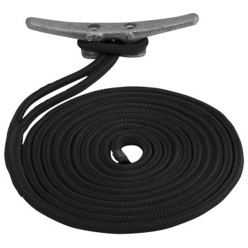 Sea-Dog Double Braided Nylon Dock Line - 1/2&quot; x 10&#39; - Black