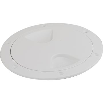 Sea-Dog Screw-Out Deck Plate - White - 4&quot;