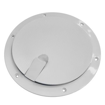 Sea-Dog Pop-Out Textured Deck Plate - White - 6&quot;