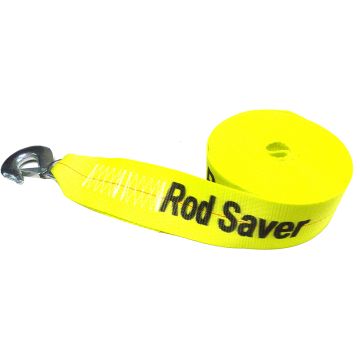 Rod Saver Heavy-Duty Winch Strap Replacement - Yellow - 3&quot; x 20&#39;